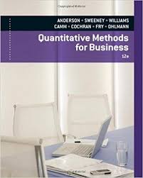 Test Bank For Quantitative Methods for Business 12th Edition