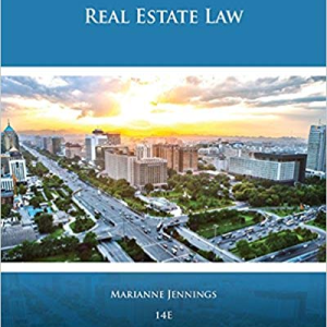 Real Estate Law 11th Edition By Jennings - Test Bank
