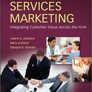 Services Marketing 6th Edition By Valerie Zeithaml - Test Bank