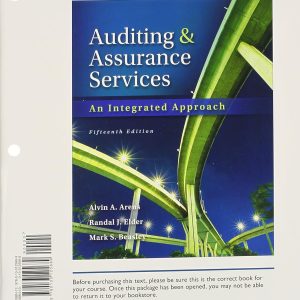 Solutions manual for Auditing & Assurance Services, 15th edition