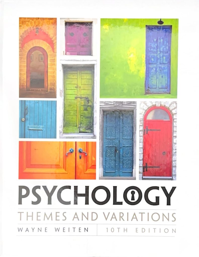 Test Bank For Psychology: Themes and Variations 10th Edition