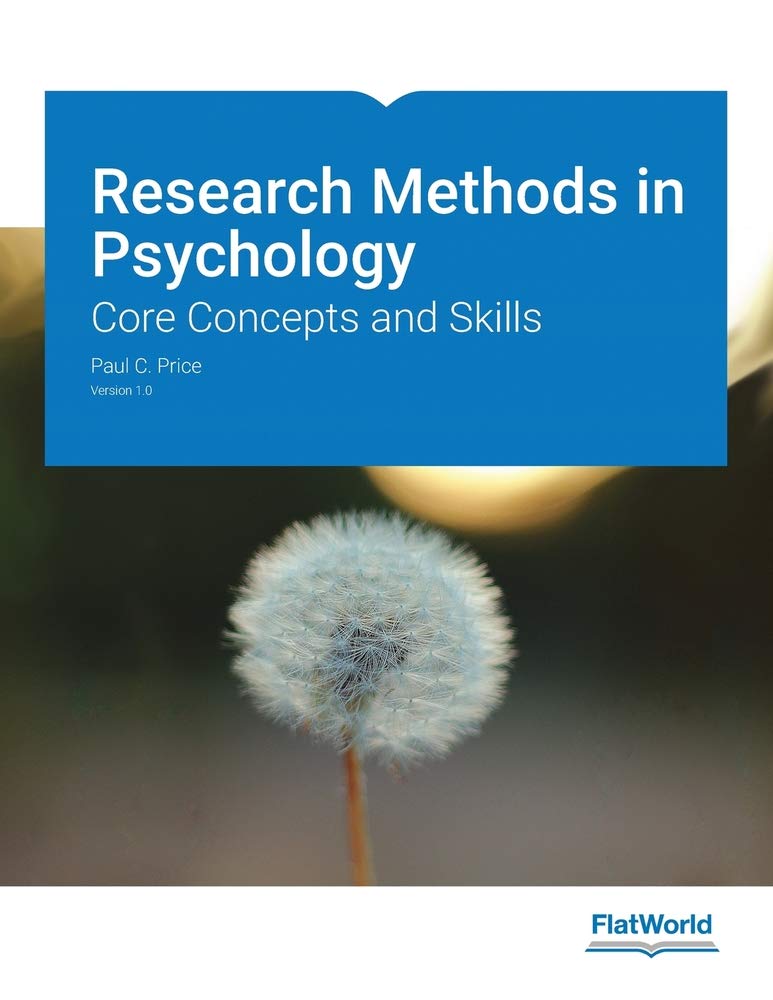 Test Bank For Research Methods in Psychology Core Concepts and Skills V.1.0