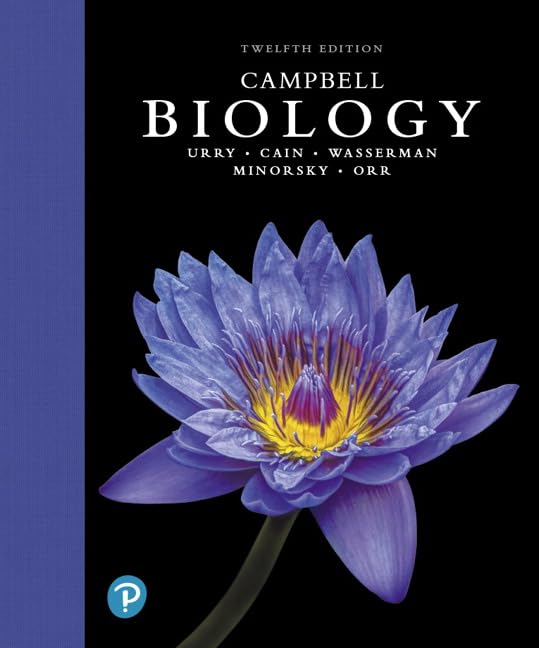 Test Bank For Campbell Biology 12th Edition by Urry