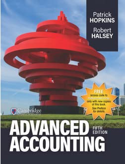 Test Bank For Advanced Accounting 5th Edition Patrick Hopkins Robert Halsey