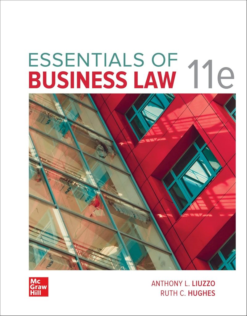 Test Bank For Essentials of Business Law 11th Edition