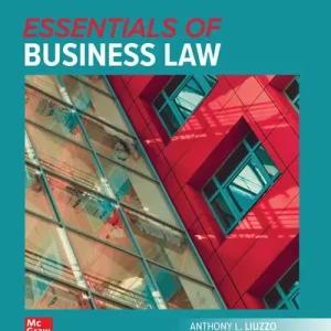 Test Bank For Essentials of Business Law 12th Edition by Anthony Liuzzo