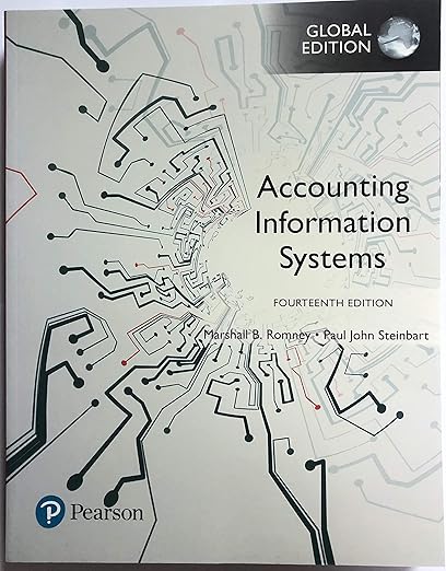 Test Bank For Accounting Information System Global Edition 14th Edition By Marshall B