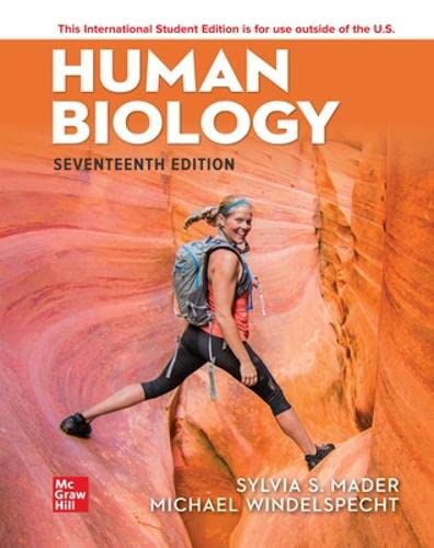 Test Bank For Human Biology 17Th Edition (International edition)