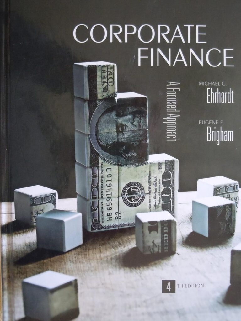 Test Bank for Corporate Finance A Focused Approach 4th Edition