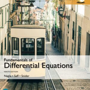 Solution manual for Fundamentals of Differential Equations, Global Edition 9th edition