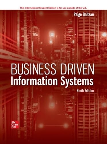 Test Bank For Business Driven Information Systems 9th Edition