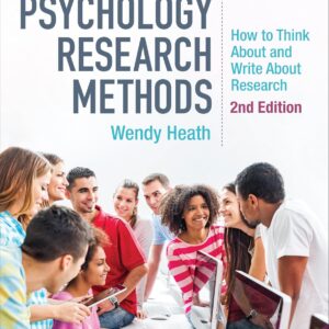 Test Bank for Psychology Research Methods How to Think About and Write About Research 2nd Edition